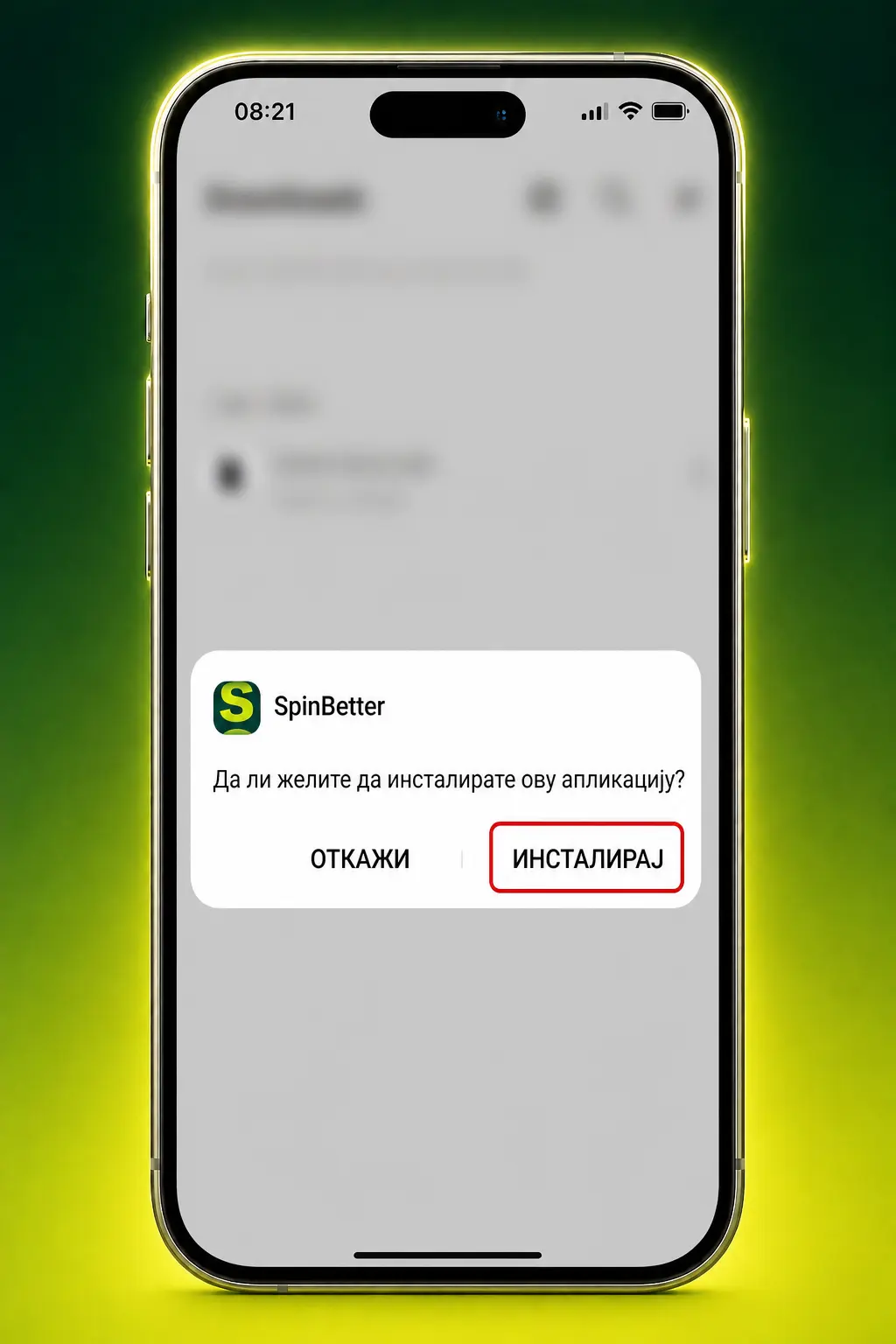 Preuzimanje SpinBetter APK fajla na Android uređaj u četiri jednostavna koraka za klađenje i kazino igre