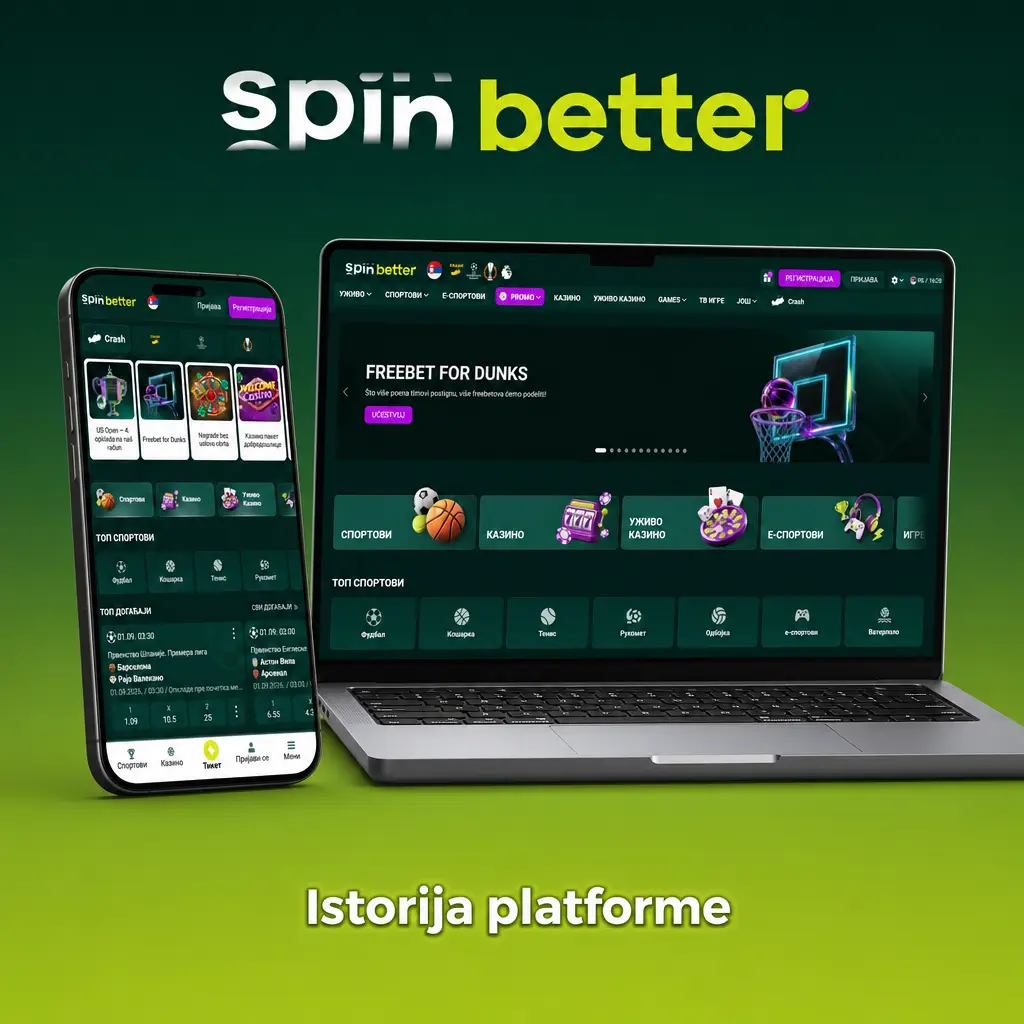 Istorija SpinBetter platforme: pokrenuta 2023. godine, licenca sa Kirasaa, sportsko klađenje i kazino igre u regionu.