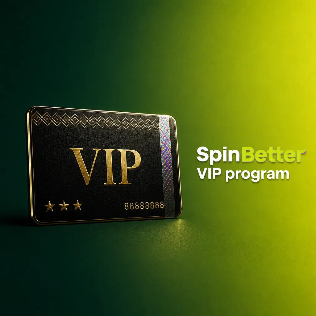 SpinBetter VIP program sa pet nivoa: Bronze, Silver, Gold, Platinum i Diamond, cashback do 15% i VIP pogodnosti.