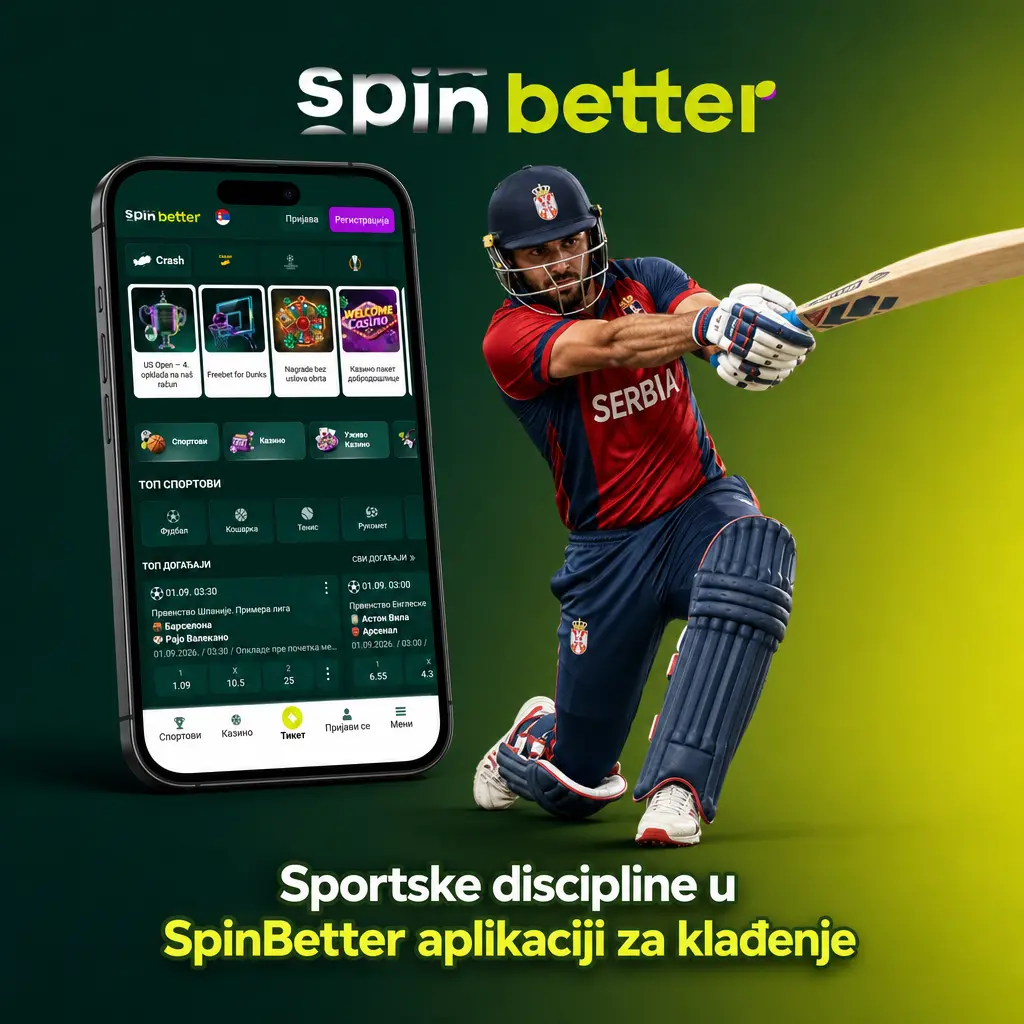 Sportske discipline u SpinBetter aplikaciji: fudbal, tenis, košarka, hokej, esports i klađenje uživo na sve mečeve